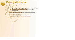 Desktop Screenshot of grizzlyweb.com